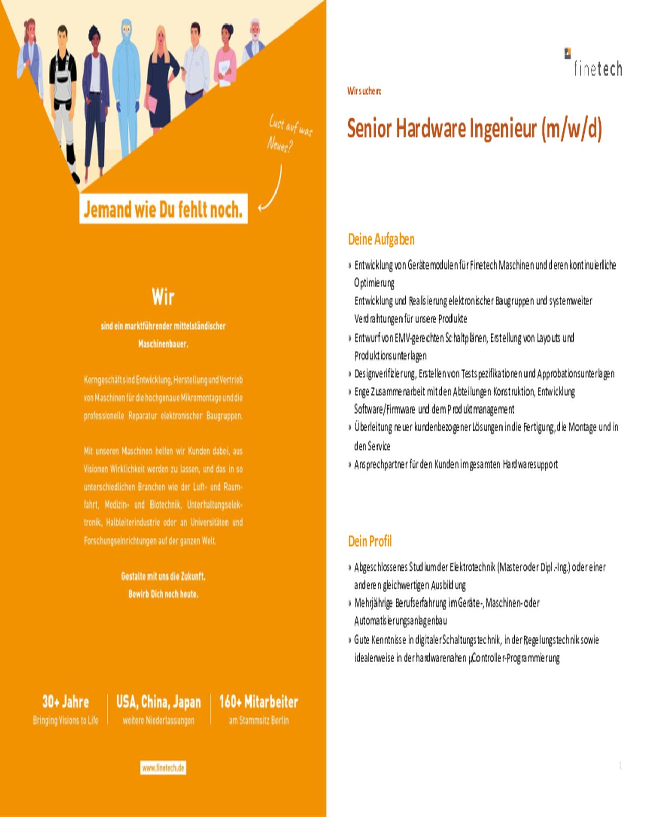 Senior Hardware Ingenieur (m/w/d)